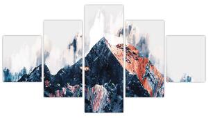 Obraz - Abstrakcyjna góra (125x70 cm)