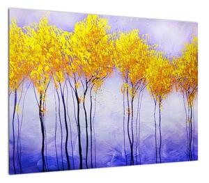 Obraz żółtych drzew (70x50 cm)