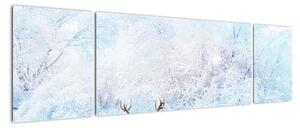 Obraz majestatycznego jelenia (170x50 cm)
