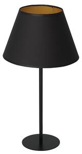 Luminex Lampa stołowa ARDEN 1xE27/60W/230V śr. 30 cm czarny/złoty LU3503
