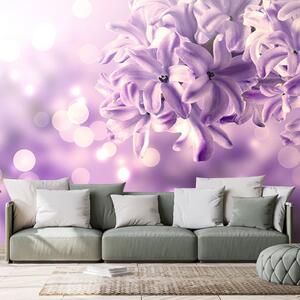 Samoprzylepna tapeta fioletowy kwiat bzu