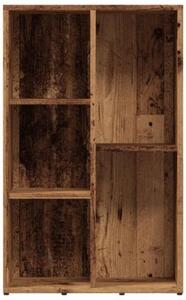 Szafka na książki, stare drewno, 50x25x80 cm