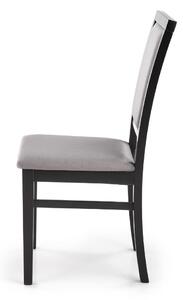 Krzesło SYLWEK 1 VELVET szare/czarne