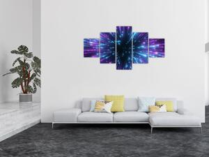Obraz - Neonowa przestrzeń (125x70 cm)