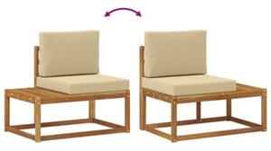 Meble ogrodowe z litego drewna akacjowego z poduszkami - nowoczesny design i wysoki komfort