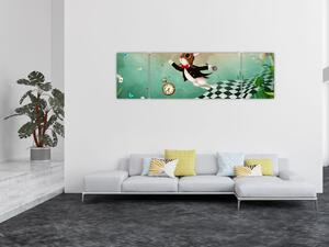 Obraz - Fantasy królik (170x50 cm)