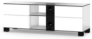 Sonorous MD9340 HIGH GLOSS C-HBLK-WHT - przeźroczyste szkło, czarne aluminium (POŁYSK), biały