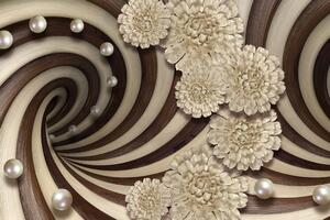 Tapeta abstrakcyjna spirala