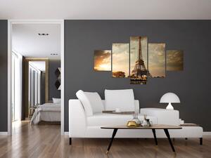 Obraz - Wieża Eiffla, Paryż, Francja (125x70 cm)
