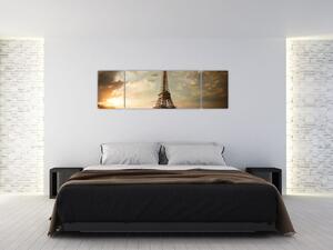 Obraz - Wieża Eiffla, Paryż, Francja (170x50 cm)
