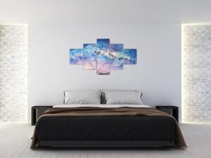 Obraz - Droga Mleczna, akwarela (125x70 cm)