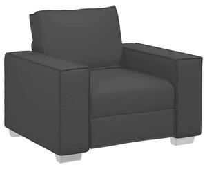 Sofa czarny 99 x 78 x 84 cm tkanina