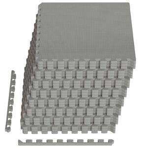 Mata podłogowa 24 pcs Szary 8,64 m² Pianka EVA