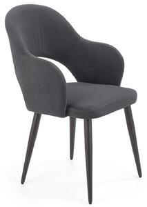 Tapicerowane krzesło z podłokietnikami K364 Halmar