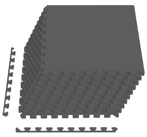Mata podłogowa 50 pcs Czarny 18 m² Pianka EVA