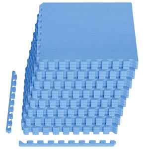 Mata podłogowa 24 pcs niebieski 8,64 m² Pianka EVA