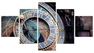 Obraz - Praski zegar astronomiczny, Praga (125x70 cm)