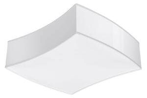Biały geometryczny nowoczesny plafon - S745-Bosta