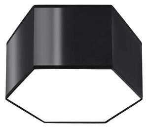 Czarny plafon sześciokąt 15,5 cm - S749-Kalma