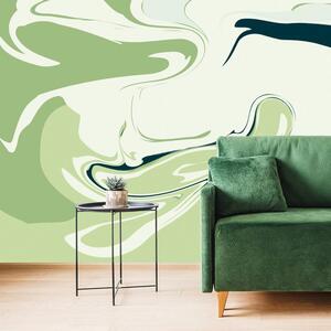 Samoprzylepna tapeta abstrakcyjny zielony wzór