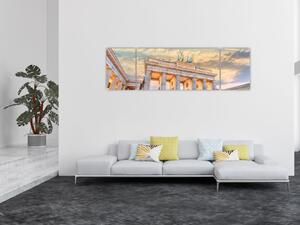 Obraz - Brama Brandenburska, Berlin, Niemcy (170x50 cm)