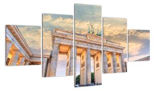 Obraz - Brama Brandenburska, Berlin, Niemcy (125x70 cm)