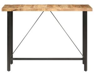 Stolik barowy, 150x70x107 cm, surowe drewno mango
