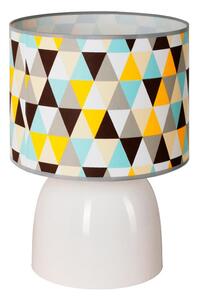 Okrągła lampka nocna z kolorowym abażurem - EX491-Hestix