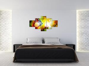 Obraz - Kosmiczny motyl (125x70 cm)