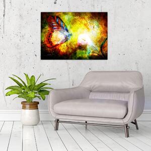 Obraz - Kosmiczny motyl (70x50 cm)