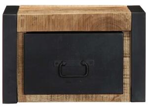 Szafka nocna 40x35x25 cm lite drewno surowe mango