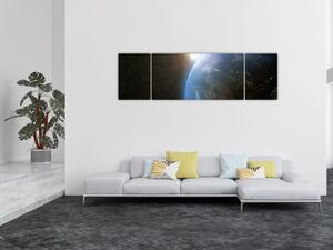 Obraz Ziemi z kosmosu (170x50 cm)