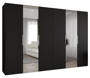 Szafa uchylna otwierana Marbella 2 300 wys. 202 cm czarny + u. kaszmir