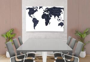 Obraz mapa świata