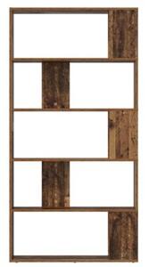 Szafka na książki stare drewno 80 x 24 x 159 cm