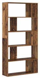 Szafka na książki stare drewno 80 x 24 x 159 cm
