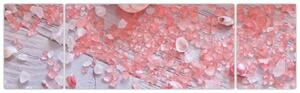 Obraz - Nadmorska atmosfera w różowych odcieniach (170x50 cm)