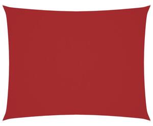 Prostokątny żagiel ogrodowy, tkanina oxford, 2x3 m, czerwony