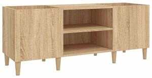 Szafka na pÅyty winylowe sonoma oak 121x38x48 cm drewno konstrukcyjne