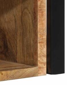 Szafka nocna 40x35x40 cm lite drewno surowe mango