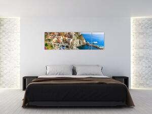 Obraz - Włoska wioska Manarola (170x50 cm)
