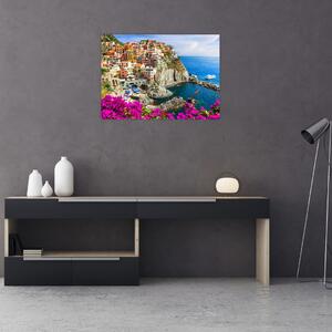 Obraz - Włoska wioska Manarola (70x50 cm)