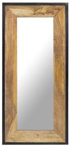 Lustro, 110 x 50 cm, lite drewno mango