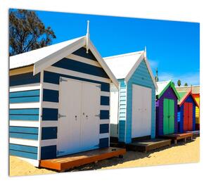 Obraz - Brighton Beach, Melbourne, Australia (70x50 cm)