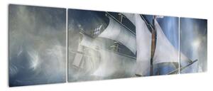 Obraz - Statek widmo (170x50 cm)
