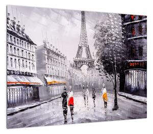Obraz - Obraz olejny, Paryż (70x50 cm)