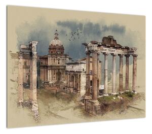 Obraz - Forum Romanum, Rzym, Włochy (70x50 cm)