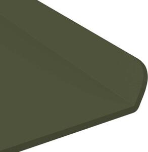 Wisząca półka z matowej stali w kolorze oliwkowym - nowoczesny design i oszczędność miejsca