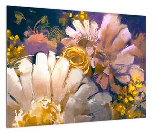 Obraz kwiatów (70x50 cm)