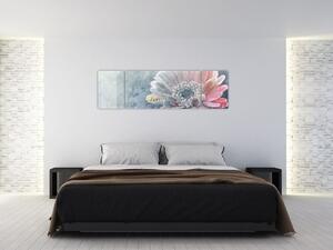 Obraz - Zimowy kwiat (170x50 cm)